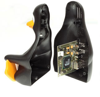 Tux case aperto