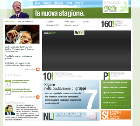 La nuova stagione - il nuovo sito di Walter Veltroni