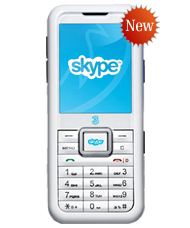 3 Skypephone è il primo videofonino UMTS con accesso semplice e immediato al mondo Skype.