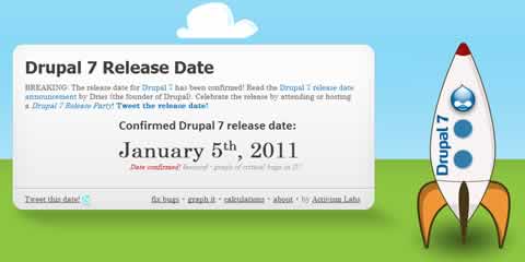 drupal7-relase-date