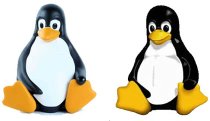 Confronto Tux case e Tux originale