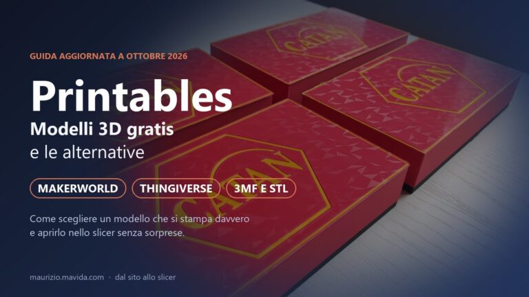Printables: come scaricare modelli 3D gratis (e le alternative) 7 Printables e alternative per scaricare modelli 3D: scatole di Catan stampate in 3D con il logo in rilievo